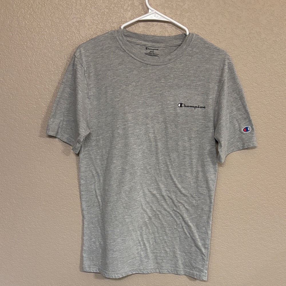 Champion Men's Heather Gray Short Sleeve Tee